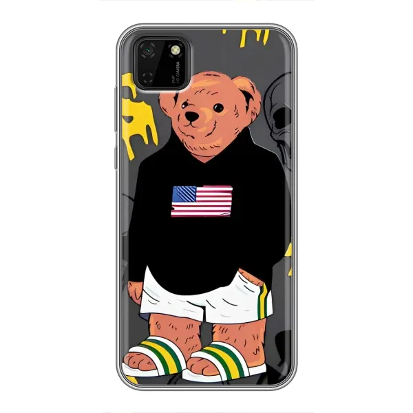 Чехол с рисунком «Teddy USA» для Huawei Y5p