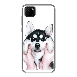 Бампер для Huawei Y5p с картинкой "Песики" (Собака Хаски)