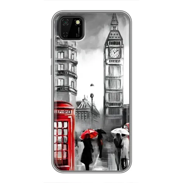 Чехол с рисунком «Вид на Биг Бен» для Huawei Y5p Чехол с рисунком «Вид на Биг Бен» для Huawei Y5p