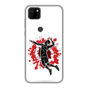 Чохли з прінтом Спортивна тематика для Huawei Y5p (Волейболіст)