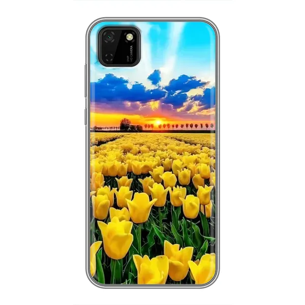 Чехол с рисунком «Желтые тюльпаны» для Huawei Y5p Чехол с рисунком «Желтые тюльпаны» для Huawei Y5p