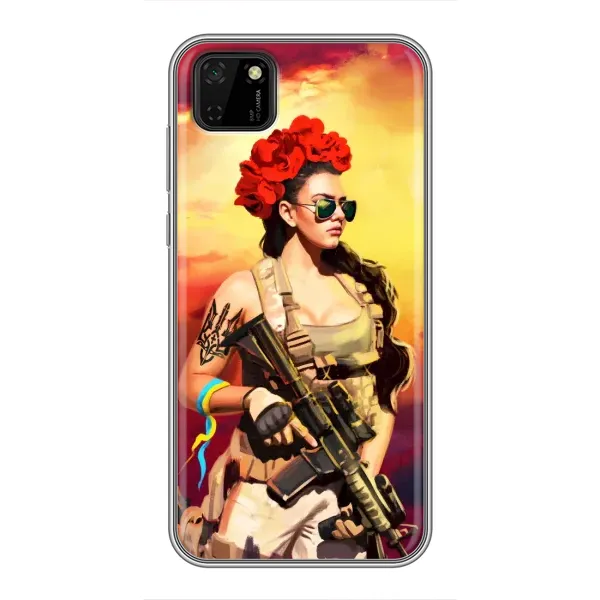 Чехол с рисунком «Женщина солдат» для Huawei Y5p