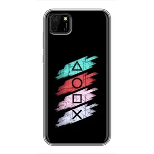 Чехол КИБЕРСПОРТ для Huawei Y5p (Значки Sony)