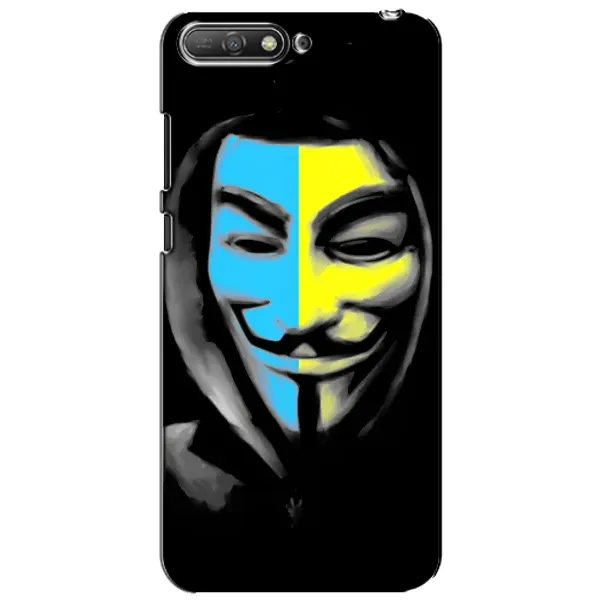 Чехол с рисунком «Анонимус патриот» для Huawei Y6 2018 Чехол с рисунком «Анонимус патриот» для Huawei Y6 2018