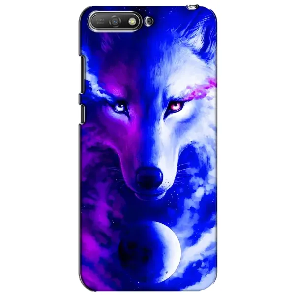 Чохол з малюнком «Арт-Вовк» для Huawei Y6 2018 Чохол з малюнком «Арт-Вовк» для Huawei Y6 2018