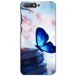 Силіконовий бампер з картинкою звірів для Huawei Y6 2018 (Метелик синій)