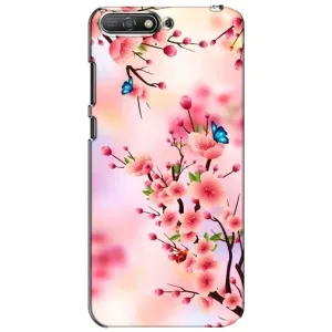 Чохол з картинкою Сакури на Huawei Y6 2018 (Метелики на сакурі)