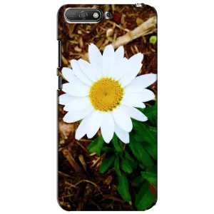 Чохол з ромашками на Huawei Y6 2018 (Біла ромашка)