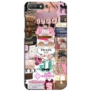 Чохол (Dior, Prada, YSL, Chanel) для Huawei Y6 2018 (Брендb)