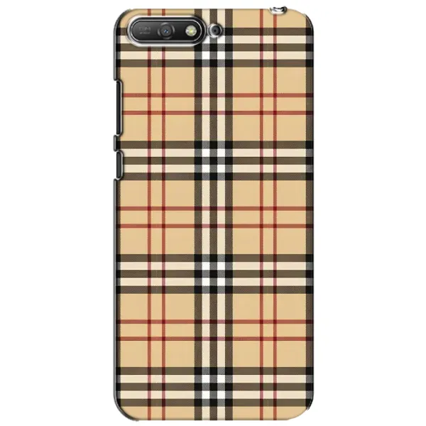 Чехол с рисунком «Burberry стиль» для Huawei Y6 2018