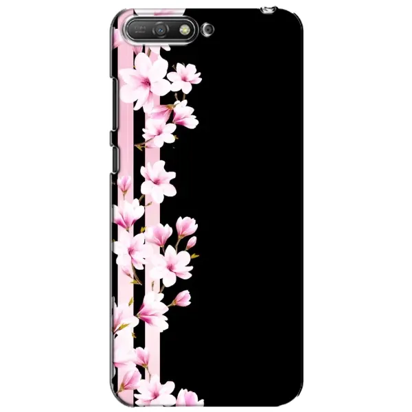 Чехол с рисунком «Цветочки» для Huawei Y6 2018 Чехол с рисунком «Цветочки» для Huawei Y6 2018