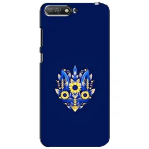 Чехол Укр Символика для Huawei Y6 2018 (Цветущий Герб)