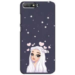 Чохол Стильні дівчата на Huawei Y6 2018 (Дівчина та серця)