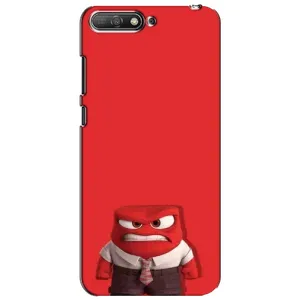 Чехол Головоломка для Huawei Y6 2018 - (AlphaPrint) (Гнев)