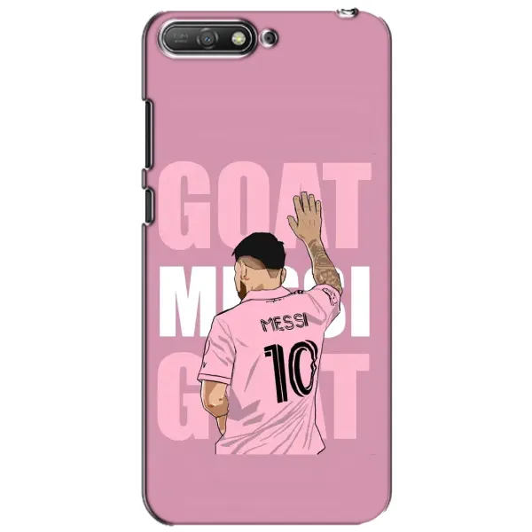 Чехол с рисунком «GOAT MESSI» для Huawei Y6 2018 Чехол с рисунком «GOAT MESSI» для Huawei Y6 2018