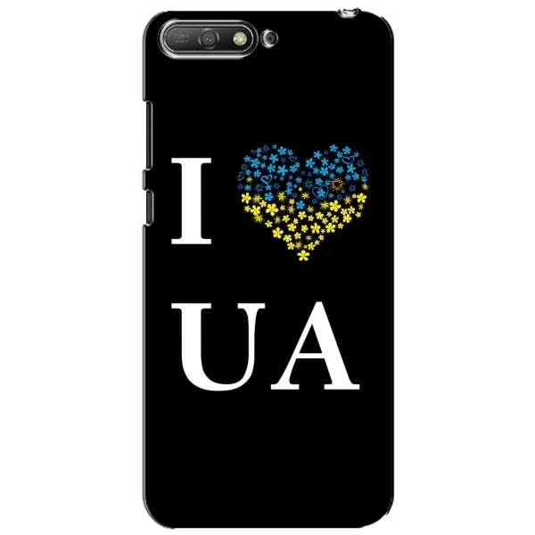 Чехол с рисунком «I Love UA» для Huawei Y6 2018 Чехол с рисунком «I Love UA» для Huawei Y6 2018