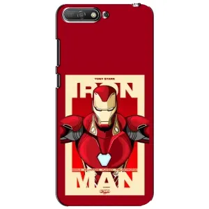Чехол Супергерой Железный человек на Huawei Y6 2018 (Iron man)