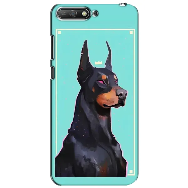 Чехол с рисунком «Король доберман» для Huawei Y6 2018 Чехол с рисунком «Король доберман» для Huawei Y6 2018