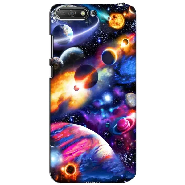 Чехол с рисунком «Космический мир» для Huawei Y6 2018 Чехол с рисунком «Космический мир» для Huawei Y6 2018