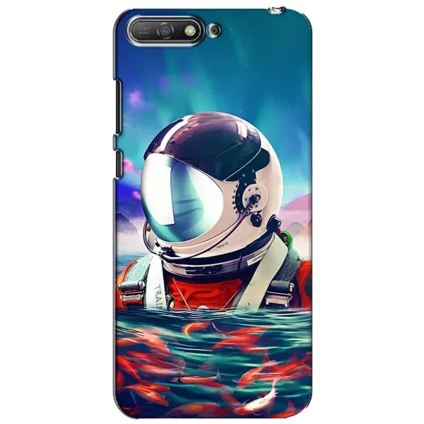 Чехол с рисунком «Космонавт в воде» для Huawei Y6 2018 Чехол с рисунком «Космонавт в воде» для Huawei Y6 2018