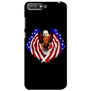 Чохол Прапор USA для Huawei Y6 2018 (Крила США)