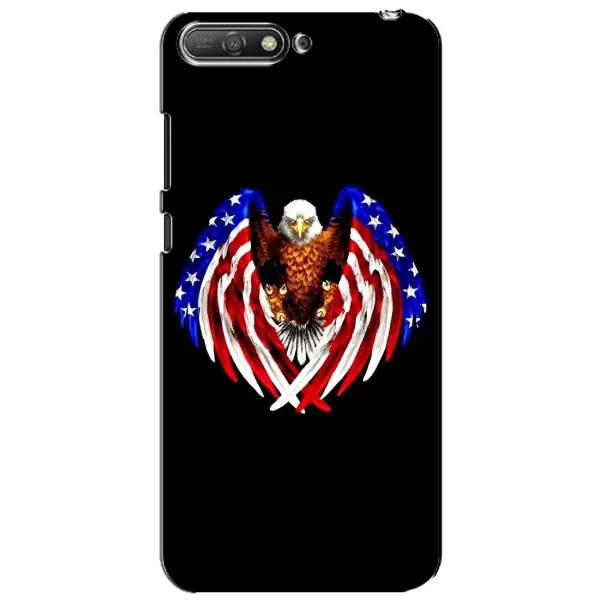 Чехол с рисунком «Крылья США» для Huawei Y6 2018 Чехол с рисунком «Крылья США» для Huawei Y6 2018