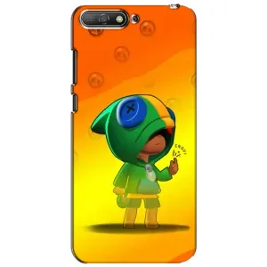 Чохол Бравл Старс для Huawei Y6 2018 (LEON в кофті)