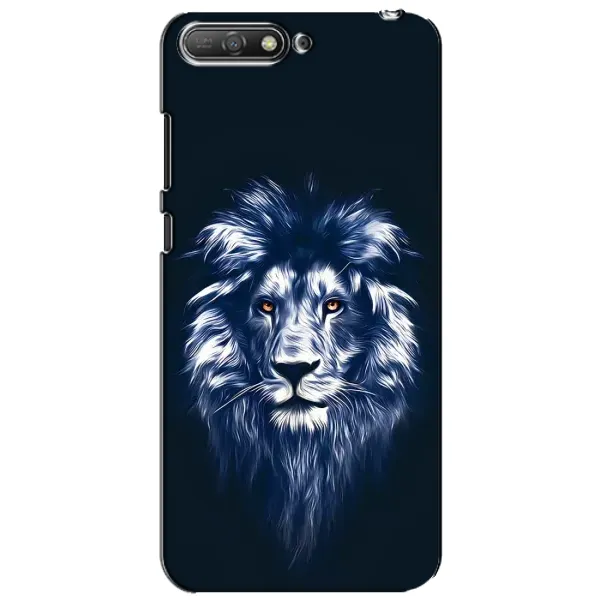 Чехол с рисунком «Лев - синий» для Huawei Y6 2018 Чехол с рисунком «Лев - синий» для Huawei Y6 2018