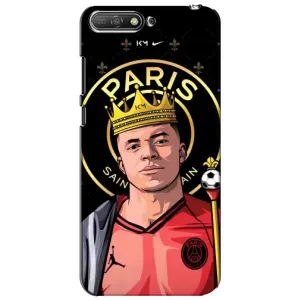 Чехол (TPU) с Футболистом на Huawei Y6 2018 (Mbappe King)