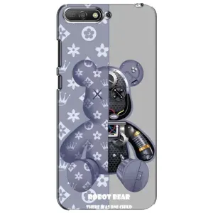 Силиконовый чехол для Huawei Y6 2018 (Медведь Louis Vuitton)