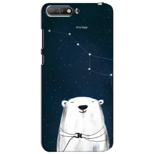 Силіконовий бампер з картинкою звірів для Huawei Y6 2018 (Ведмедиця)