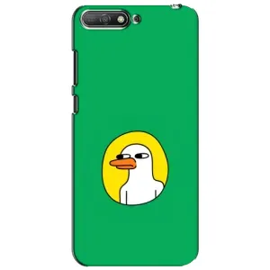Бампер с принтом Мемы для Huawei Y6 2018 (Мем Утка)