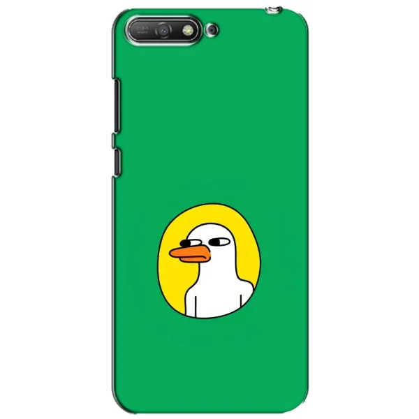 Чехол с рисунком «Мем Утка» для Huawei Y6 2018 Чехол с рисунком «Мем Утка» для Huawei Y6 2018