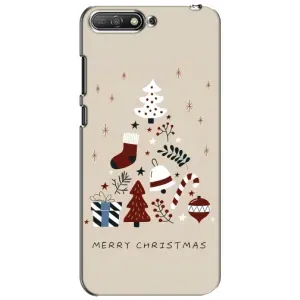Чехол Санта Клаус для Huawei Y6 2018 (Merry Christmas)