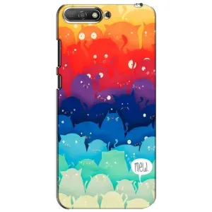 Силіконовий чохол з котиком для Huawei Y6 2018 (Mew)