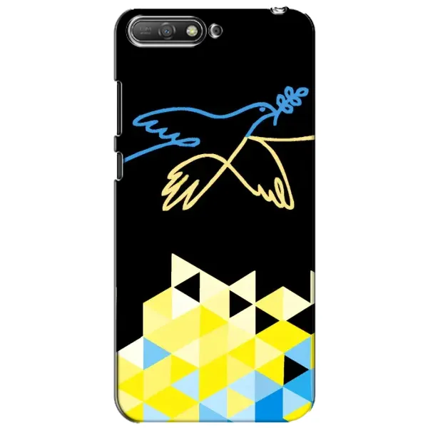 Чехол с рисунком «Мир для Украины» для Huawei Y6 2018 Чехол с рисунком «Мир для Украины» для Huawei Y6 2018