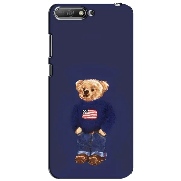 Чехол с рисунком «Мишка USA» для Huawei Y6 2018 Чехол с рисунком «Мишка USA» для Huawei Y6 2018