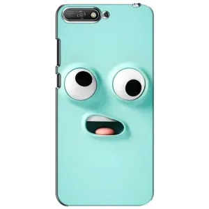 Силиконовые Чехлы (смешные стикеры) для Huawei Y6 2018 (Забавное мятное лицо)