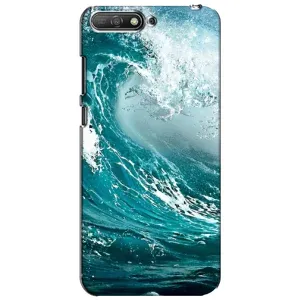 Летний Чехол на Huawei Y6 2018 (Морская волна)