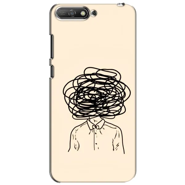 Чехол с рисунком «Мысли» для Huawei Y6 2018 Чехол с рисунком «Мысли» для Huawei Y6 2018