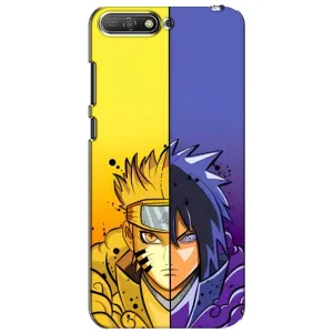 Купить Чохли на телефон з принтом Anime для Huawei Y6 2018 (Naruto Vs Sasuke)