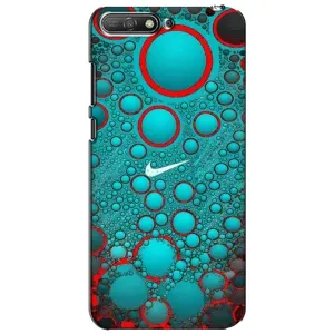 Силиконовый Чехол на Huawei Y6 2018 с картинкой Nike (Найк зеленый)