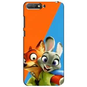 Чехлы ЗВЕРОПОЛИС для Huawei Y6 2018 (Ник и Хопс)