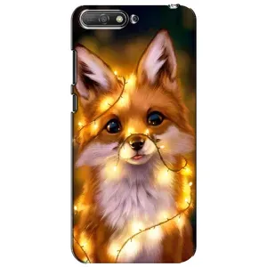 Чохол з Лисичкою для Huawei Y6 2018 (Новорічне лисеня)