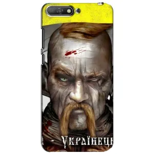 Чехол с картинкой (Патриотический КОЗАК) на Huawei Y6 2018 (Одноглазый Козак)