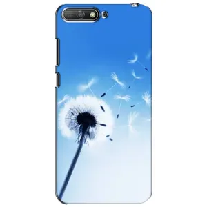 Силіконовий Чохол з кульбабками на Huawei Y6 2018 (Кульбабка на блакитному)
