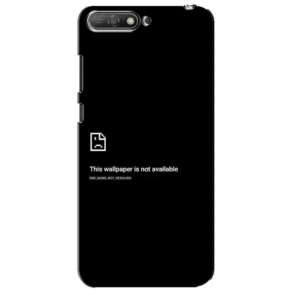 Чехол с рисунком «Ошибка» для Huawei Y6 2018