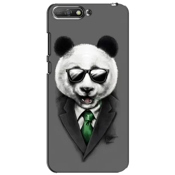 Чехол с рисунком «Панда в очках» для Huawei Y6 2018 Чехол с рисунком «Панда в очках» для Huawei Y6 2018