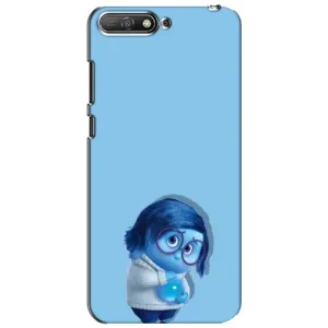 Чехол Головоломка для Huawei Y6 2018 - (AlphaPrint) (Печаль)