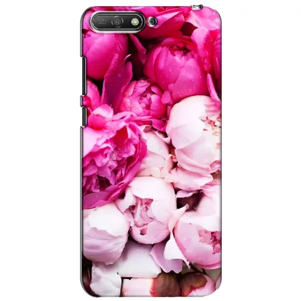Чехол с рисунком «Пионы» для Huawei Y6 2018 Чехол с рисунком «Пионы» для Huawei Y6 2018